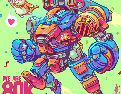 Galería de ilustraciones de Muhammad Firdaus - Singapur