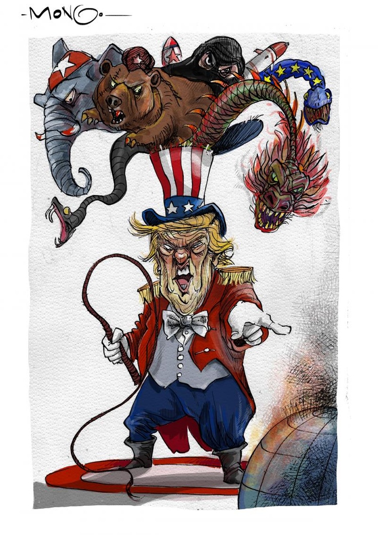 O Show de Trump O melhor show do Circo Trump: o caos global.