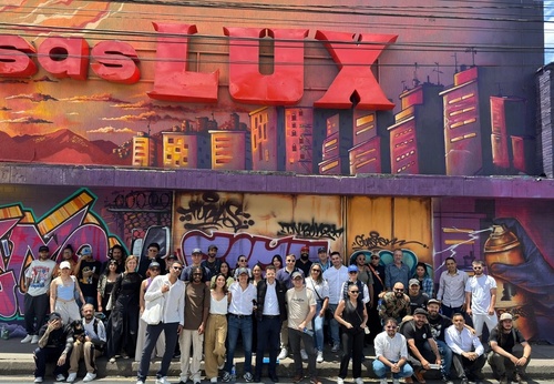 Un gran mural de 560 metros cuadrados