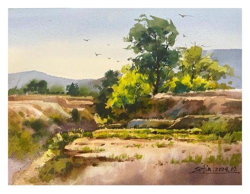 Gallery Of WaterColor Painting By Sofia Wu Mei - China