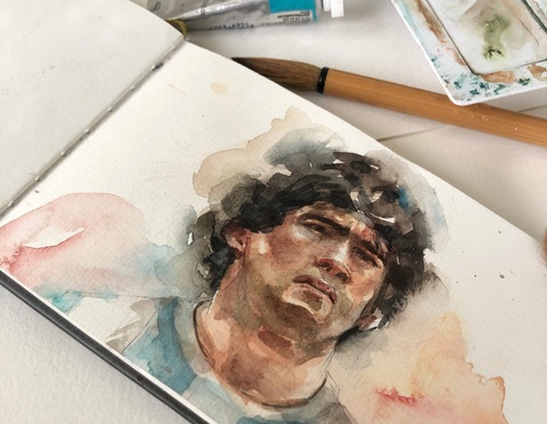 Gallery Of WaterColor Painting By Xavier Palau Blacio - Argentina