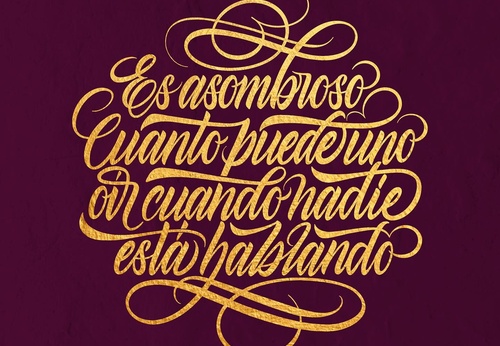 Gallery Of Calligraphy By Ana Hernández - Mexico