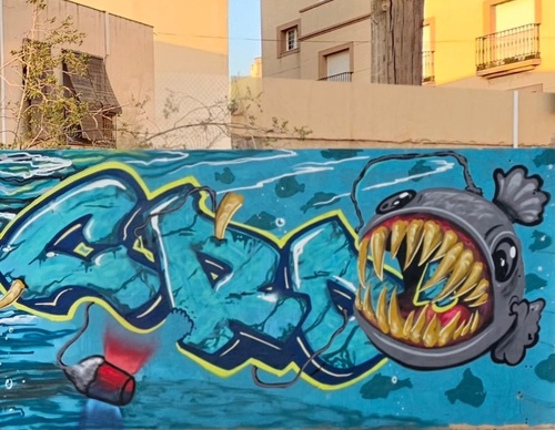 Galería de arte callejero de Nauni - España