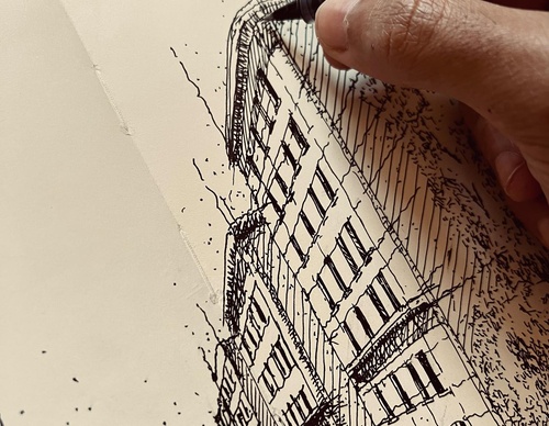 Gallery Of Sketching By Giancarlo Sanna - Italy