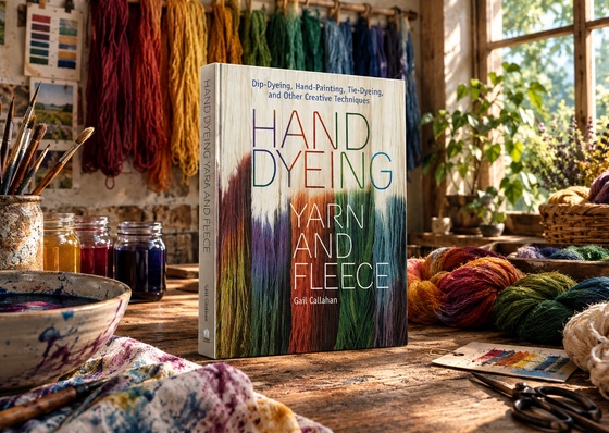 Hand Dyeing Yarn and Fleece: Dip-Dyeing, Hand-Painting, Tie-Dyeing, and Other Creative Techniques by Gail Callahan