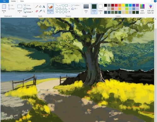 Gallery Of Drawing With Windows Paint By Christian Young - USA_1