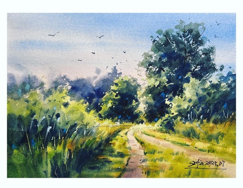 Gallery Of WaterColor Painting By Sofia Wu Mei - China