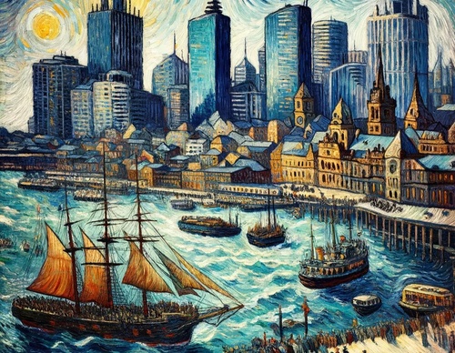 Galeria de ilustrações de Sander van der Horst - Nova Zelândia
