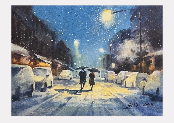 Gallery Of Watercolor Painting By Sofia - China