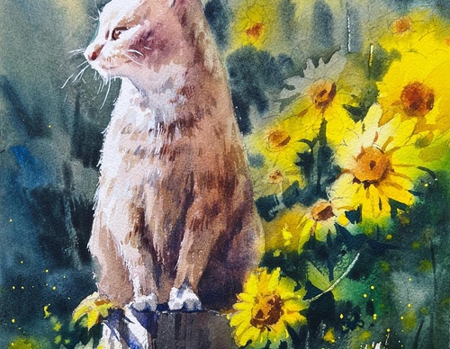 Gallery Of WaterColor Painting By Sofia Wu Mei - China