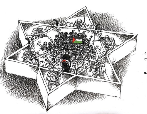 Galeria de cartoon sobre o Genocídio de Gaza