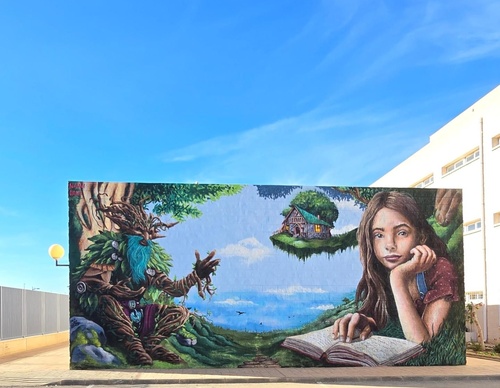 Galería de arte callejero de Nauni - España