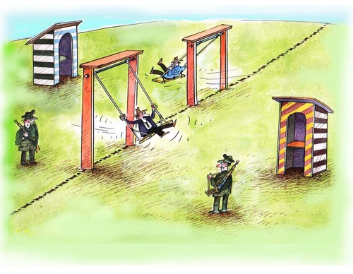 Gallery of Humor Artworks about Gaza and War