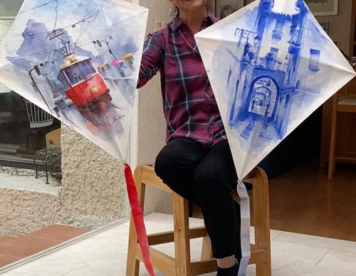 Galeria de pinturas em aquarela de Tere Lojero – México