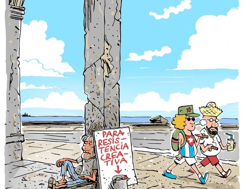 Galería de Obras de Humor de Alen Lauzan- Cuba