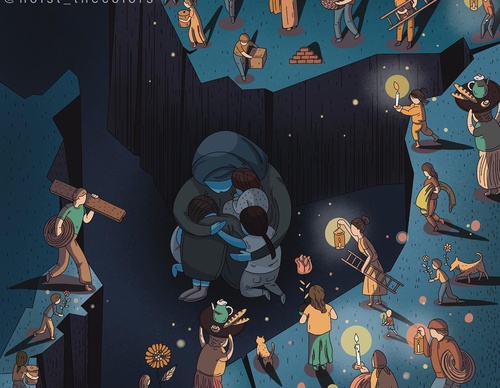 Galería de ilustraciones de Hadil Alsafadi - Palestina