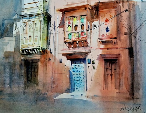 Gallery Of Watercolor Painting By Milind Mulick - India