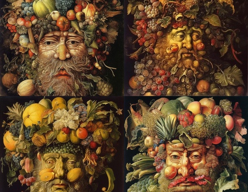 Galería de pintura de Giuseppe Arcimboldo - Italia