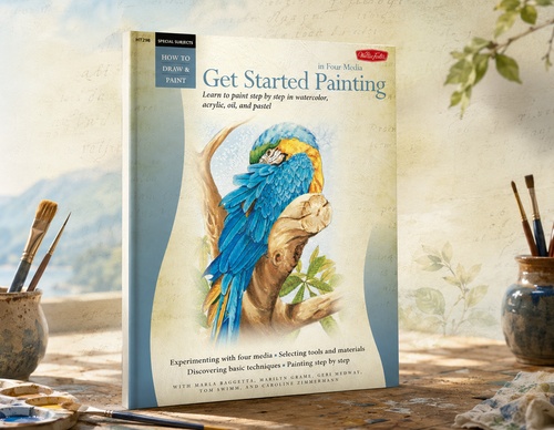 Get Started Painting: Explore Acrylic, Oil, Pastel, and Watercolor