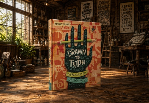 Atraídos por la tipografía: Rotulación para ilustradores por Marty Blake