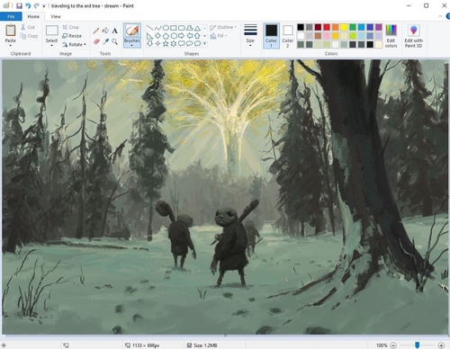 Gallery Of Drawing With Windows Paint By Christian Young - USA_1