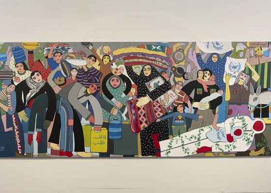 Brescia, una exposición de obras del colectivo palestino Eltiqa