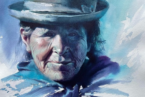 Gallery Of Watercolor Painting By Jorge Corpuna - Peru