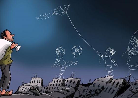 The return of the displaced people in Gaza