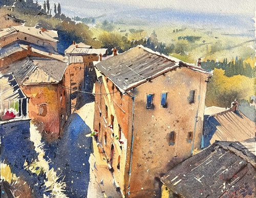 Gallery Of Watercolor Painting By Svetlin Sofroniev - Bulgaria