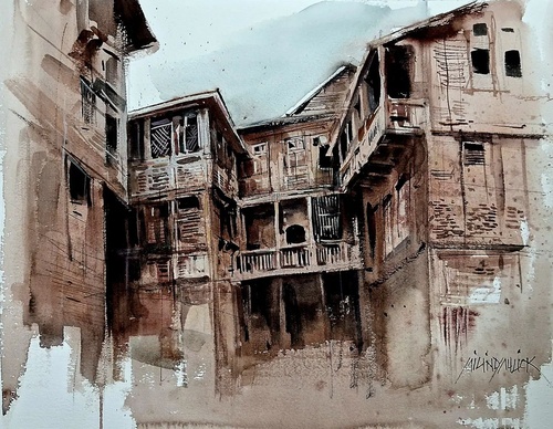 Gallery Of Watercolor Painting By Milind Mulick - India