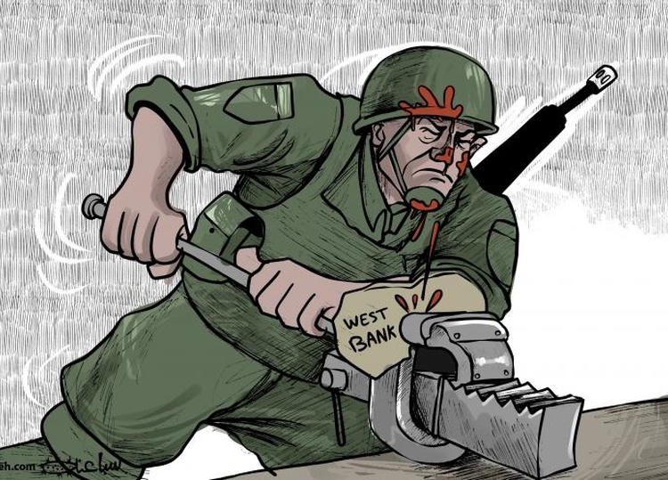 West Bank and the Israeli pressure