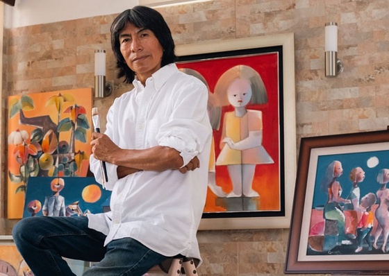 Artista equatoriano que leva seu trabalho ao redor do mundo