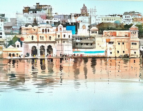 Gallery Of Watercolor Painting By Milind Mulick - India