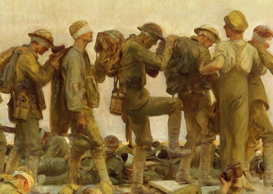 Gasificados: La obra maestra de John Singer Sargent sobre los horrores de la Primera Guerra Mundial