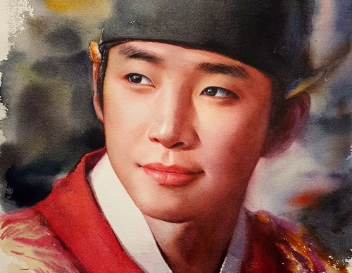 Galeria de pinturas em aquarela de Park Imgyu - Coreia do Sul