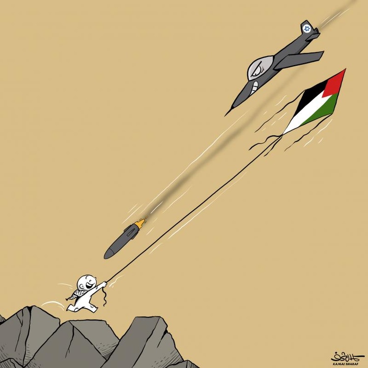 Una lucha desigual Volar cometas es un pasatiempo peligroso en Gaza.