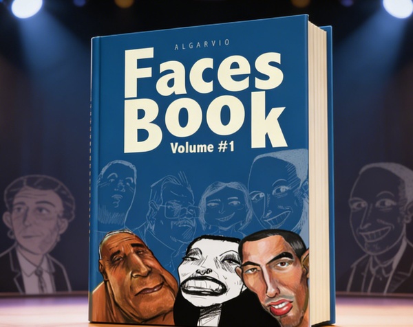 Faces Book Vol.1: 500+ Caricatures of Amazing People by Algarvio