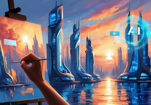 Works of the Future: Art and AI as Co-Creators