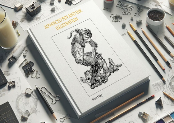 LIVRO AVANÇADO DE ILUSTRAÇÃO COM CANETA E TINTA - Heinrich Kley