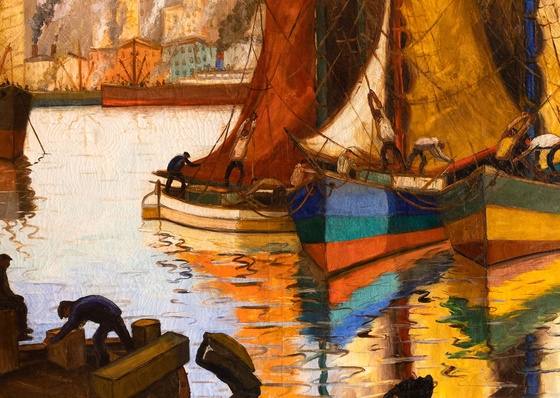 Gallery Of Painting By Benito Quinquela Martín-Argentina