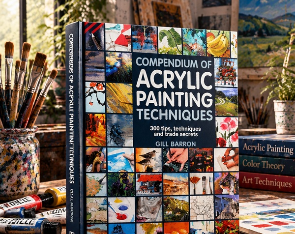 Compendium of Acrylic Painting Techniques by Gill Barron