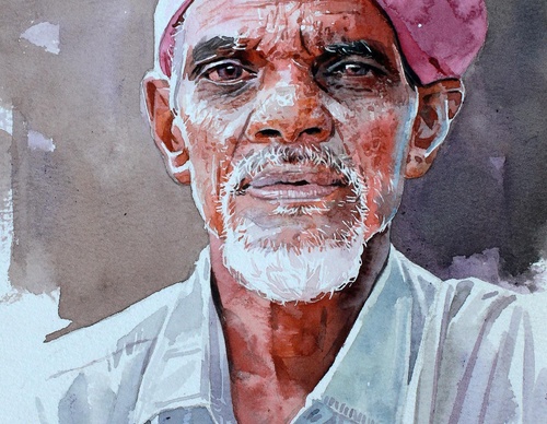 Galería de acuarelas de Rajkumar Sthabathy - India