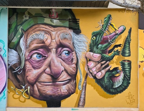 Galería de arte callejero de Nauni - España