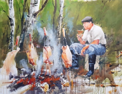 Gallery Of WaterColor Painting By Antonio Giacomin - Brazil