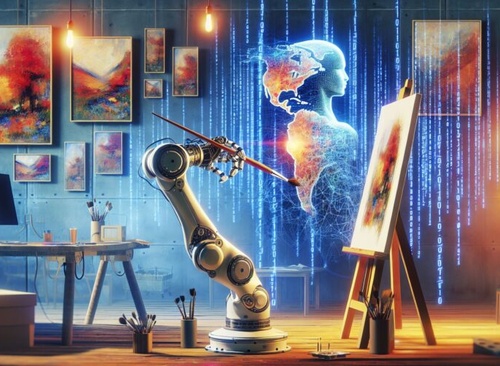 Artificial Intelligence and the Reconfiguration of Artistic Practices