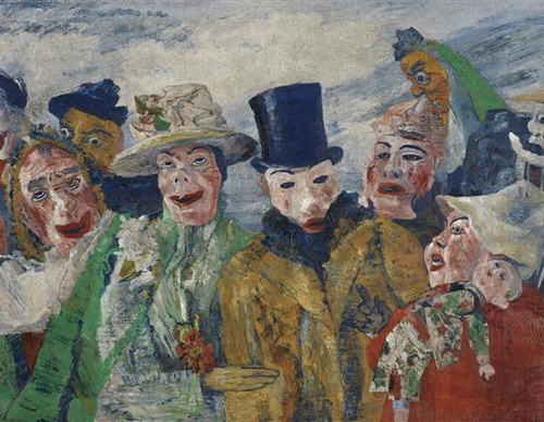 Galeria de pintura a óleo de James Ensor - Bélgica