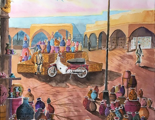 Galería de ilustraciones de Amjed Alsiyabi - Omán