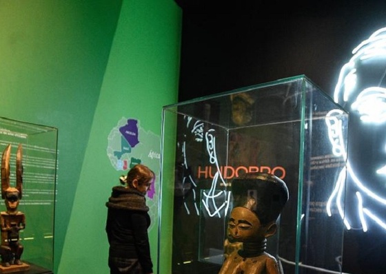 A coleção de arte africana