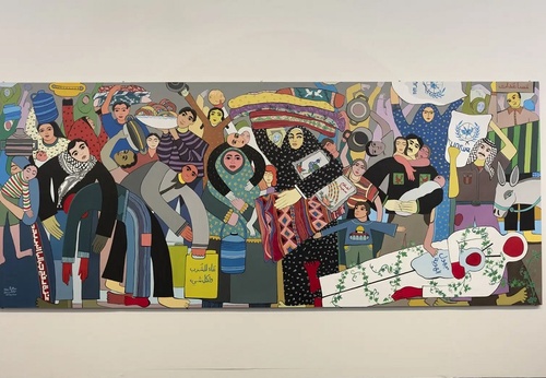 Brescia, uma exposição de obras do coletivo palestino Eltiqa