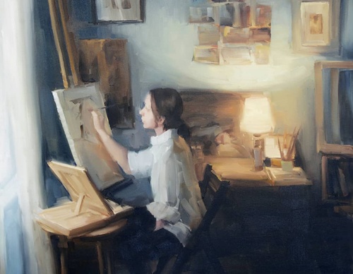 Gallery of painting by Sasha Hartslief-South Africa